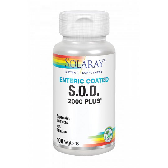 SOLARAY S.O.D. 2000 PLUS 100 Capsules végétales SOLARAY S.O.D. 2000 PLUS 100 Capsules végétales