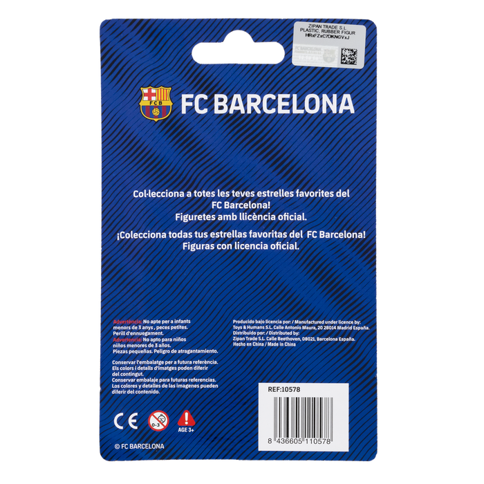 Minix Llavero Pedri Football Club Barcelona - Porte-clés 10.5 x 17 x 4 cm
