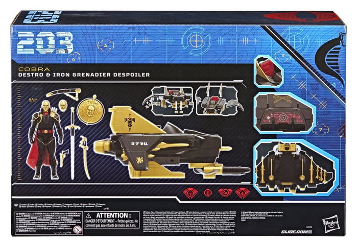 Hasbro G.I. Joe Classified Series Destro & Iron Grenadier Despoiler Set #203