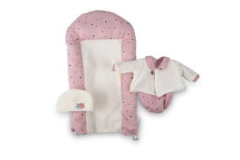 Muñecas Arias Conjunto de ropa pour poupée reborn premium 45 cm, lot de 4 modèles assortis (51 x 32,5 x 4 cm)