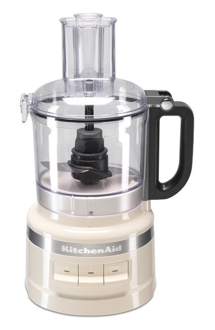 KitchenAid 5KFP0719 EAC Robot Culinaire Compact 1,7 L avec Bloc Lisse, 2 Vitesses, Fonction Pulse et Accessoires (Bol Lavable au Lave-vaisselle)
