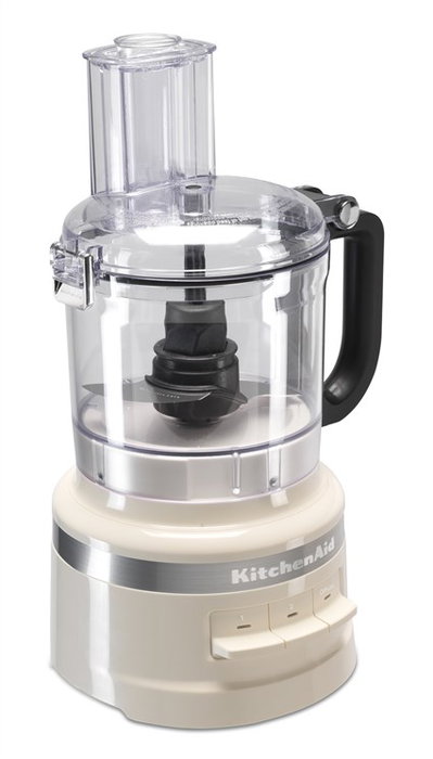 KitchenAid 5KFP0719 EAC Robot Culinaire Compact 1,7 L avec Bloc Lisse, 2 Vitesses, Fonction Pulse et Accessoires (Bol Lavable au Lave-vaisselle)