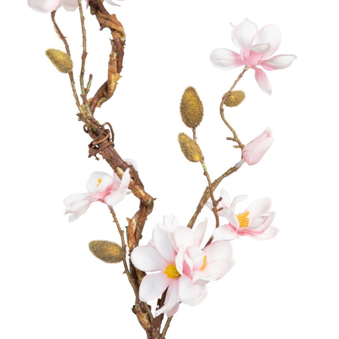 BigBuy Home Fleur décorative Vert Rose 30 x 10 x 91 cm