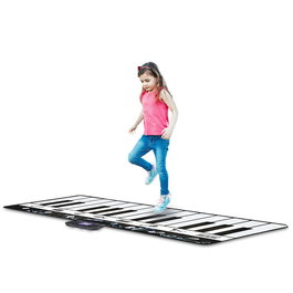 DEQUBE Manta Piano Musical XL - Tapis de sol géant 2m avec 24 touches, 8 instruments, 10 mélodies pour enfants 3 ans et plus