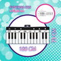 DEQUBE Manta Piano Musical XL - Tapis de sol géant 2m avec 24 touches, 8 instruments, 10 mélodies pour enfants 3 ans et plus