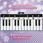 DEQUBE Manta Piano Musical XL - Tapis de sol géant 2m avec 24 touches, 8 instruments, 10 mélodies pour enfants 3 ans et plus