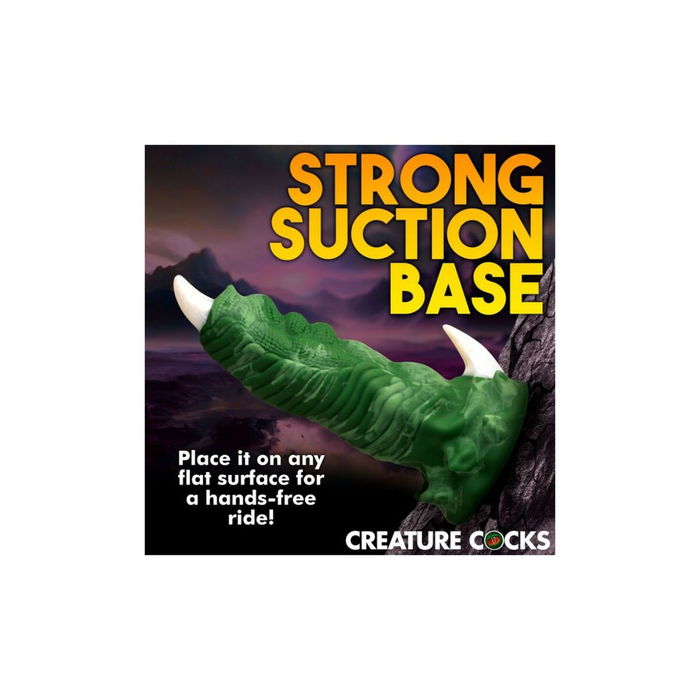 Gode réaliste XR Blanc Vert