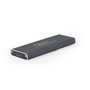 GEMBIRD Boîtier pour SSD M.2 SATA USB 3.0 en aluminium noir