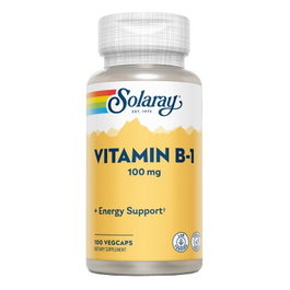 SOLARAY Vitamine B-1 100 mg, 100 capsules végétales
