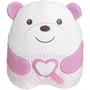 Chicco - Peluche Ourson Douce avec Veilleuse et Sons de la Nature, Rose, Pour Bébé dès la Naissance, Lavable en Machine
