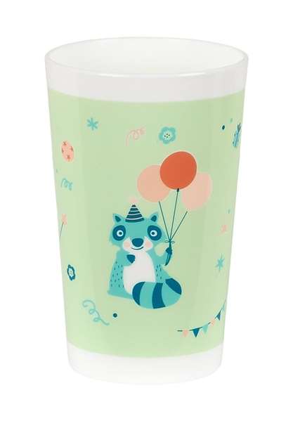 Safta Set de vaisselle et gobelet pour enfant préscolaire "Fiesta" - Assiette, couverts et verre - 26 x 26 x 9 cm