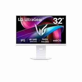 LG Moniteur gaming UltraGear 32G810SA-W / 32G810SA-W.AEU 32 pouces Blanc - Écran incurvé, QHD, 165Hz, NVIDIA G-SYNC Compatible, HDR10
