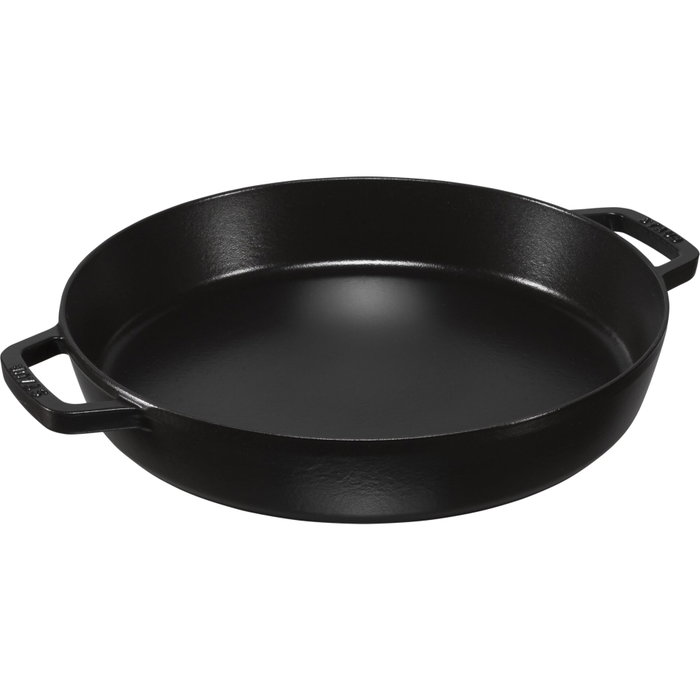Staub Poêle à paella avec 2 poignées, 4,36 l, Noir Staub Poêle à paella avec 2 poignées, 4,36 l, Noir