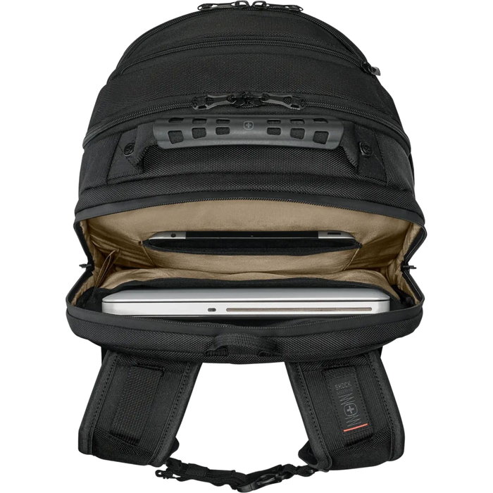 Wenger Legacy Black Series Sac à dos pour ordinateur portable 16 pouces, Noir