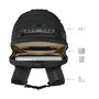 Wenger Legacy Black Series Sac à dos pour ordinateur portable 16 pouces, Noir