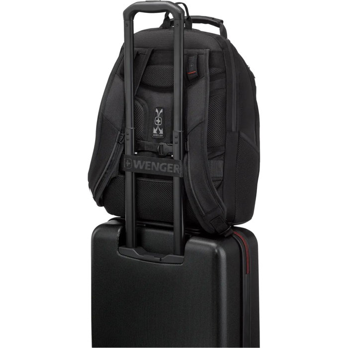 Wenger Legacy Black Series Sac à dos pour ordinateur portable 16 pouces, Noir