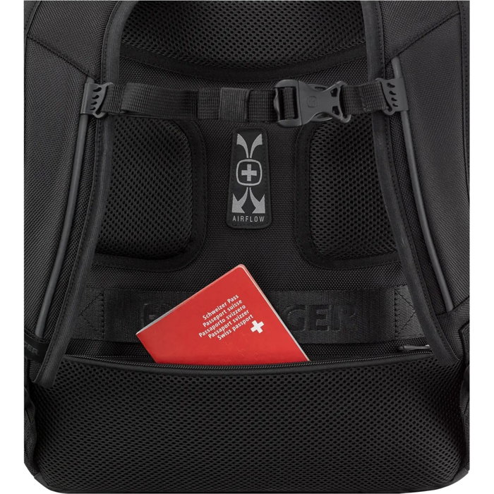 Wenger Legacy Black Series Sac à dos pour ordinateur portable 16 pouces, Noir