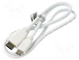 RASPBERRY PI Cordon de raccord HDMI vers mini HDMI 1m blanc
