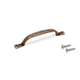 Emuca Poignée pour meubles Nairobi, 139 mm, entraxe 96 mm, Bronze