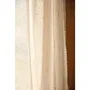 Poyet Motte - Rideau Marseillais tissé Ecru - 140 x 225 cm - 80% Coton - Fabriqué en France