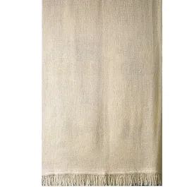 Poyet Motte - Rideau Marseillais tissé Ecru - 140 x 225 cm - 80% Coton - Fabriqué en France