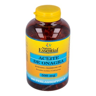 NATURE ESSENTIAL Huile d'onagre 500 mg (10% GLA) 400 perles NATURE ESSENTIAL Huile d'onagre 500 mg (10% GLA) 400 perles