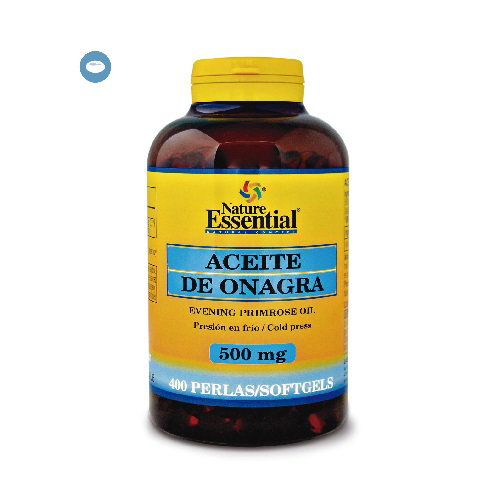 NATURE ESSENTIAL Huile d'onagre 500 mg (10% GLA) - 400 perles NATURE ESSENTIAL Huile d'onagre 500 mg (10% GLA) - 400 perles