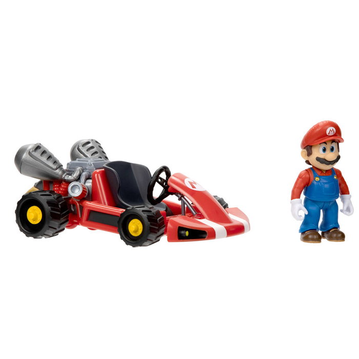JAKKS PACIFIC - Figurine Super Mario Kart Mario, du film, en PVC, 7 cm