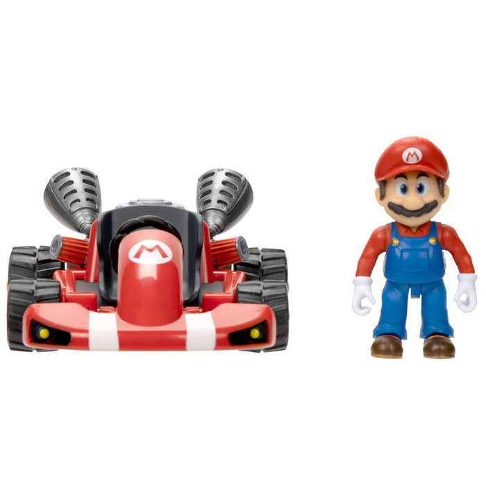 JAKKS PACIFIC - Figurine Super Mario Kart Mario, du film, en PVC, 7 cm
