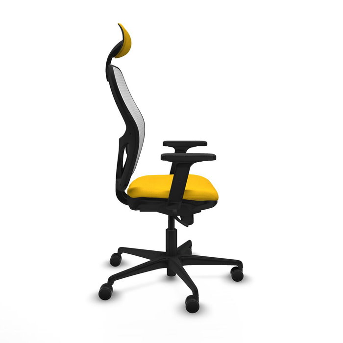 Piqueras y Crespo Chaise de Bureau Jorquera 2D036N1 Jaune
