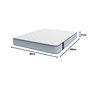 Matelas en mousse à mémoire Cecotec Flow ViscoCare 1900 90x200cm mi-ferme 21cm