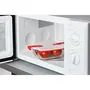 Pyrex Cook & Heat - Lot de 3 boîtes repas lunch box en verre carré 1 L avec couvercle à valves vapeur pour micro-ondes, four et congélateur, sans BPA