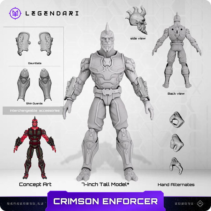 Legendari figurine 1/10 Crimson Enforcer 18 cm