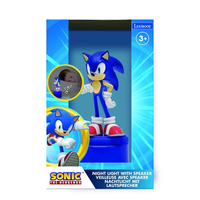 LEXIBOOK Luz Nocturna Altavoz Sonic the Hedgehog