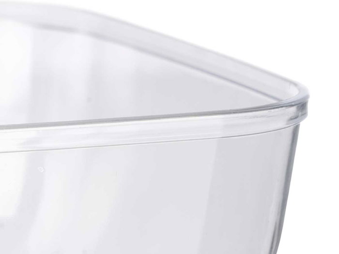 Leknes Bol Carré Petit Transparent 800 ml Plastique PS 15x7x15 cm (Set de 48) Leknes Bol Carré Petit Transparent 800 ml Plastique PS 15x7x15 cm (Set de 48)