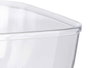 Leknes Bol Carré Petit Transparent 800 ml Plastique PS 15x7x15 cm (Set de 48)