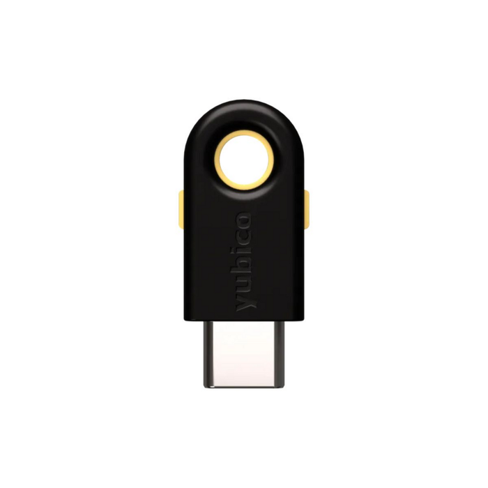 Yubico Clé de sécurité YubiKey 5C USB-C / NFC - Modèle Or et Noir Yubico Clé de sécurité YubiKey 5C USB-C / NFC - Modèle Or et Noir
