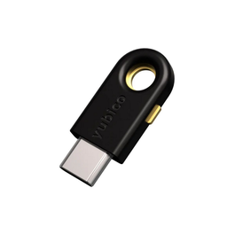 Yubico Clé de sécurité YubiKey 5C USB-C / NFC - Modèle Or et Noir