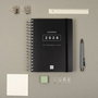 Agenda Finocam Noir quarto 15,5 x 21,7 cm