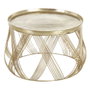 BigBuy Home Jeu de 2 tables Doré