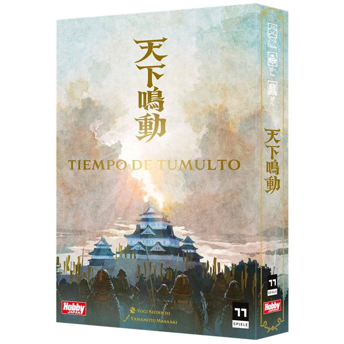Hobby Japan Tiempo de Tumulto HBJRBN0101ES Jeu de plateau stratégique Japon féodal 2-4 joueurs 20-40 minutes Hobby Japan Tiempo de Tumulto HBJRBN0101ES Jeu de plateau stratégique Japon féodal 2-4 joueurs 20-40 minutes