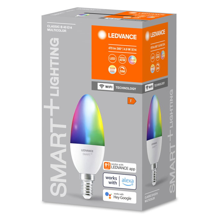Ledvance SMART Ampoule LED E14 4,9W 470Lm 2700-6500K RVB