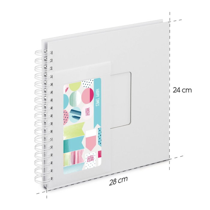 Hama Creative-Set Album Spiral DIY 28x24 avec 50 Pages Hama Creative-Set Album Spiral DIY 28x24 avec 50 Pages