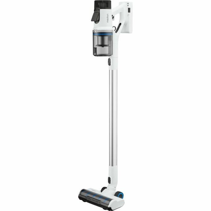 Medion P400 W Aspirateur Balai sans Fil, 26 kPa, Blanc et Bleu Medion P400 W Aspirateur Balai sans Fil, 26 kPa, Blanc et Bleu