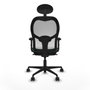 Piqueras y Crespo Chaise de Bureau avec Appui-tête Jorquera 2D036N1 Vert
