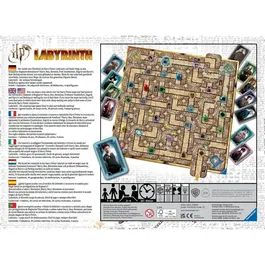 Ravensburger - Labyrinthe Harry Potter, Jeu de société familial de chasse au trésor dans un labyrinthe mobile, pour enfants et adultes dès 7 ans