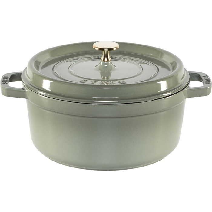 Staub La Cocotte 24cm ronde, Eukalyptus, Fonte Staub La Cocotte 24cm ronde, Eukalyptus, Fonte