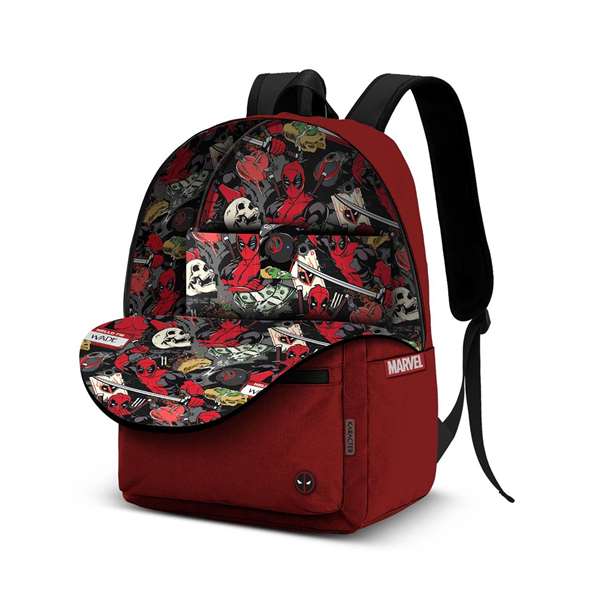 Karactermania Deadpool Mochila Block 44x30x18cm Sac à Dos Polystère avec Poche Antivol et Compartiment Ordinateur Portable Karactermania Deadpool Mochila Block 44x30x18cm Sac à Dos Polystère avec Poche Antivol et Compartiment Ordinateur Portable
