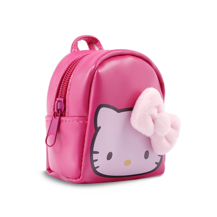PEERS HARDY Porte-clés mini sac à dos Hello Kitty and Friends avec lazo 3D, fermeture éclair et anneau de fixation