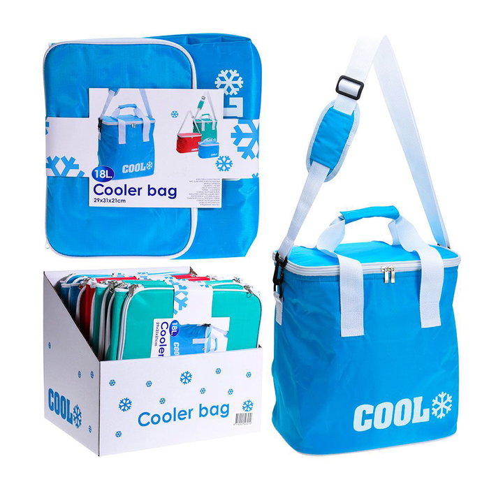 Cool Sac isotherme portable 18 L couleurs assorties 29 x 31 x 21 cm